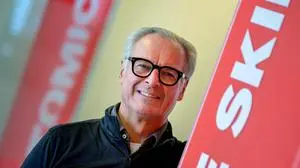 CORRECTION / CEO of Atomic Austria GmbH Wolfgang Mayrhofer is pictured at the Atomic Austria GmbH factory in Altenmarkt im Pongau, Austria on December 12, 2023. In the Alps of western Austria, skiers flock to the slopes defying hefty price hikes as the sport -- seeking to adjust to increasingly warm winters -- further moves up-market. (Photo by Joe Klamar / AFP) / “The erroneous mention[s] appearing in the metadata of this photo by Joe Klamar has been modified in AFP systems in the following manner: [December 12, 2023] instead of [November 12, 2023]. Please immediately remove the erroneous mention[s] from all your online services and delete it (them) from your servers. If you have been authorized by AFP to distribute it (them) to third parties, please ensure that the same actions are carried out by them. Failure to promptly comply with these instructions will entail liability on your part for any continued or post notification usage. Therefore we thank you very much for all your attention and prompt action. We are sorry for the inconvenience this notification may cause and remain at your disposal for any further information you may require.”