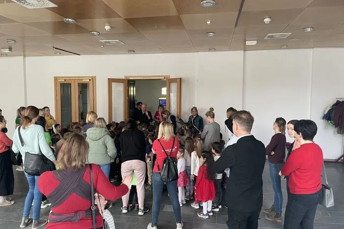 Bereits am Donnerstagvormittag ist das Forum Kloster bestens besucht.
