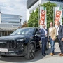 Gerald Auer (Geschäftsführer Vogl + Co), Peter Jagersberger (Obmann des steirischen Fahrzeughandels) und Gerhard Monsberger (Geschäftsleitung Porsche Inter Auto Steiermark) 