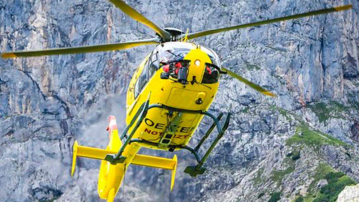 Der Rettungshubschrauber Christophorus 14 war im Einsatz