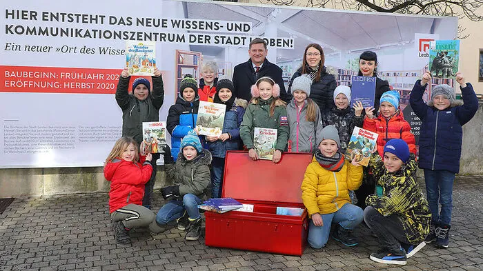 Begeisterte Leseratten von der Volksschule Leitendorf