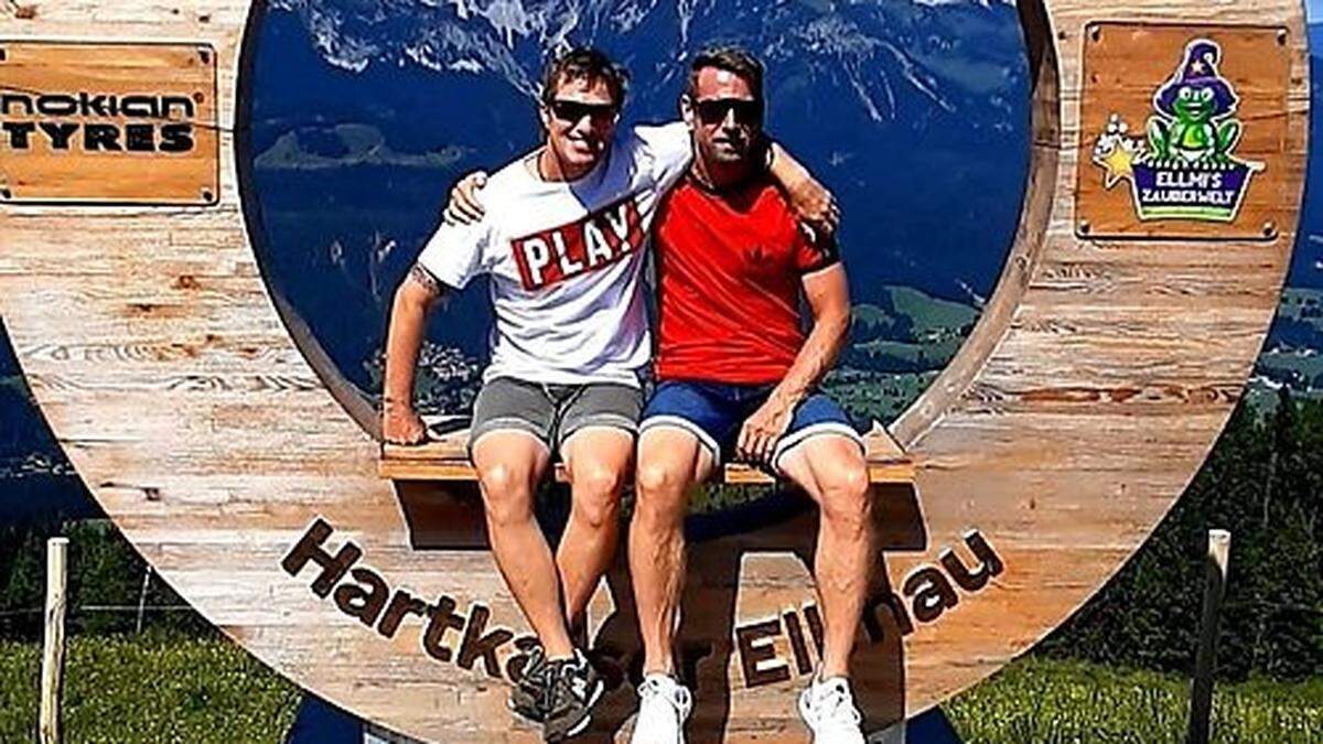 Helmut Bruckner und Spender Marcus Ziegler sein Lebensretter trafen sich nach fünf Jahren