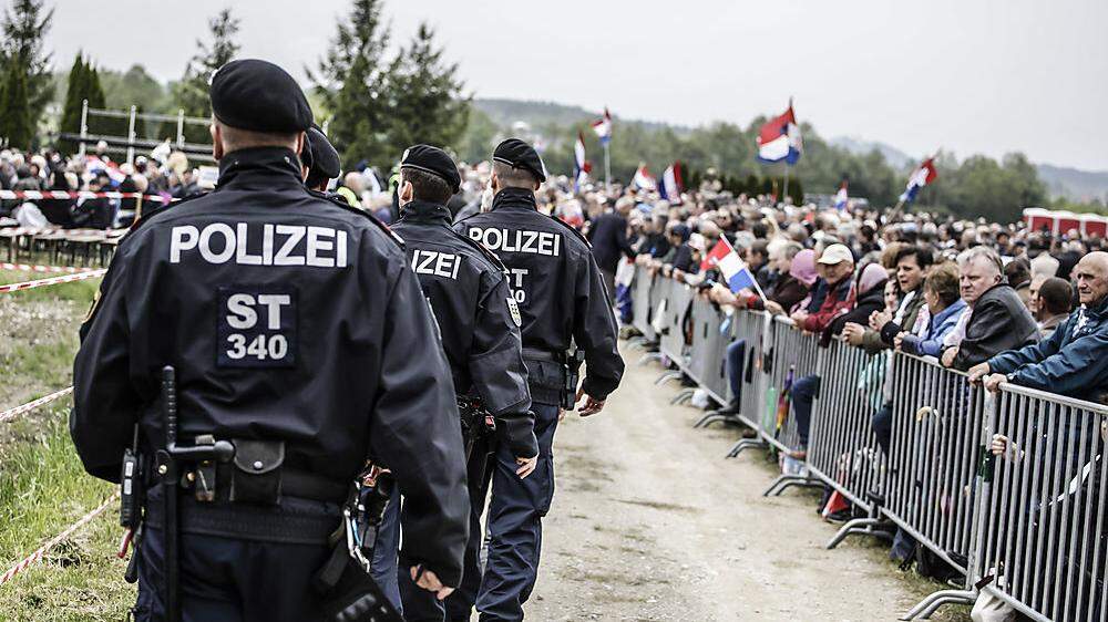 Wie viele Kroaten am Wochenende nach Bleiburg pilgern werden, ist für die Polizei schwer einzuschätzen
