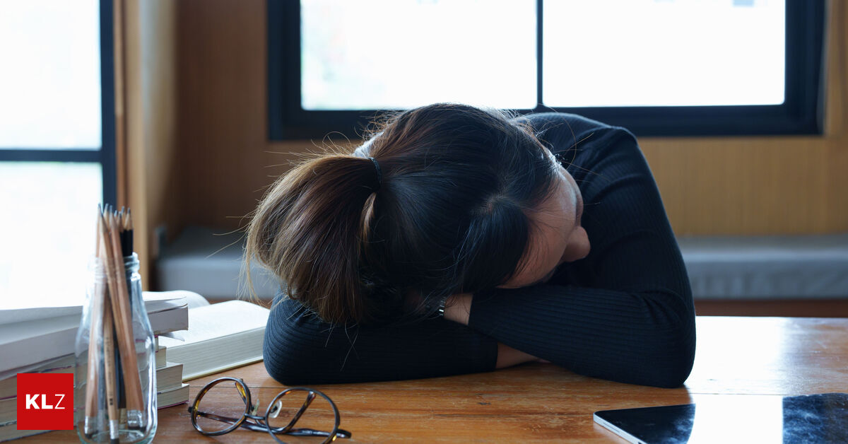 Müde Aber Kann Nicht Schlafen Depression www.kleinezeitung.at