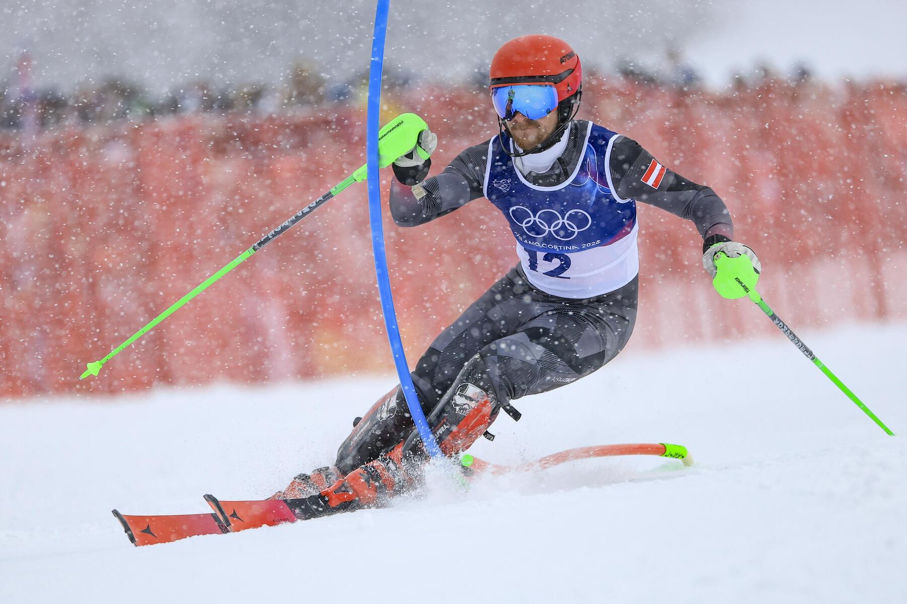 Olympische Spiele: Fabio Gstrein im Slalom nach dem ersten Durchgang auf Medaillenkurs