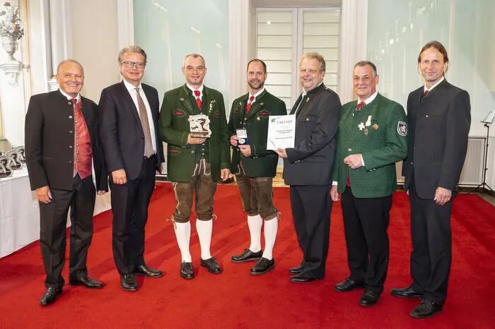 Auch die Trachtenmusikkapelle Trautmannsdorf wurde mit  dem "Blasmusik Panther" und der "Robert Stolz Medaille" ausgezeichnet.