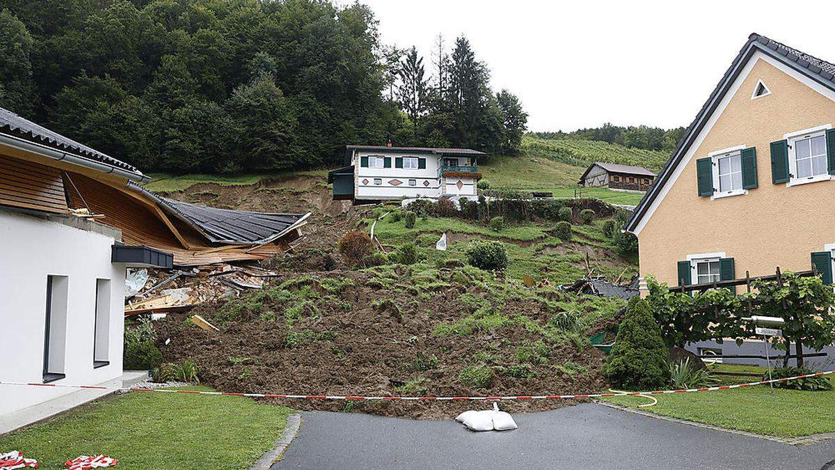 Die Schäden aufgrund der Unwetter im Süden Österreichs sind enorm (Symbolfoto)