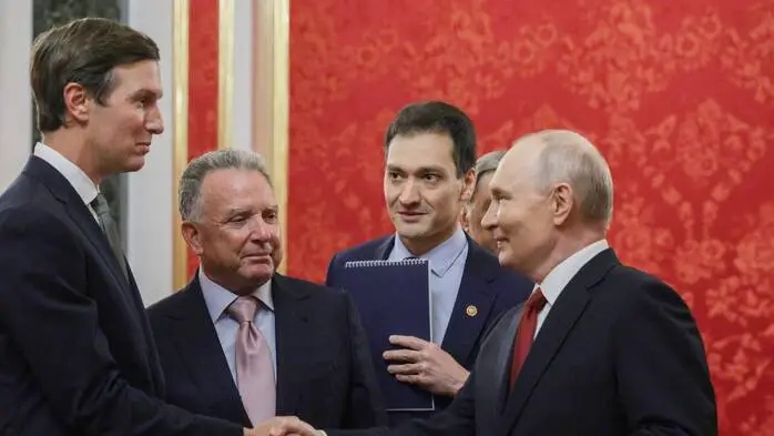 Putin beim Treffen mit Steve Witkoff und Jared Kushner 