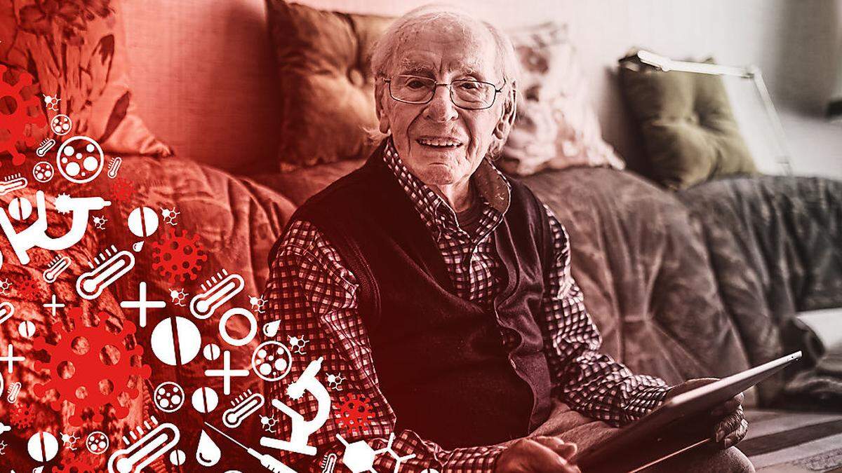 Hans Krejci (101) schwelgt in Urlaubserinnerungen: Unzählige Fotos hat er auf seinen Tablets und Smartphones abgespeichert