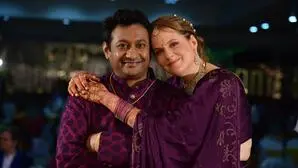 Ines Hofbauer-Sreedhar heiratete in Indien ihren Mann Harsha Sreedhar
