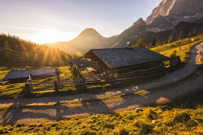 Ein sehenswerter Sonnenuntergang ...