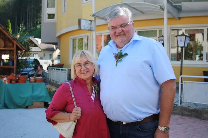 Unter den Gästen waren auch Karin und Johann Kaiser