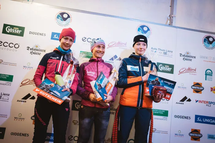 Auch bei den Damen ging der Sieg nach Kärnten: Marita Kröhn vom Kelag Energy Running Team siegte vor Teamkollegin Antonia Winkler und Nele Kurz aus dem Lesachtal. 