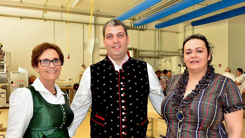 Ein starkes Team: Seniorchefin Traudl mit Sohn und Firmenchef Hans Moritz und Partnerin Ljuba Gacic