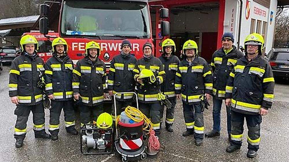 Die Kameraden der Feuerwehr Tiffen können sich über eine neue Ausrüstung freuen