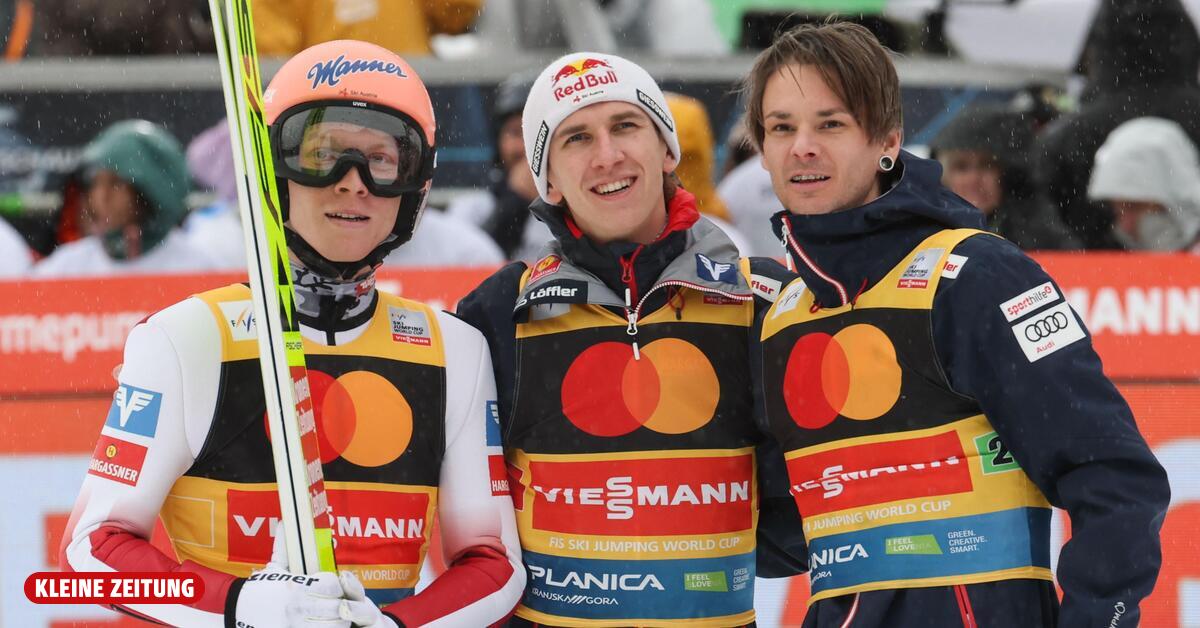ÖSV-„Adler“ gewinnen Weltcup-Teambewerb in Planica
