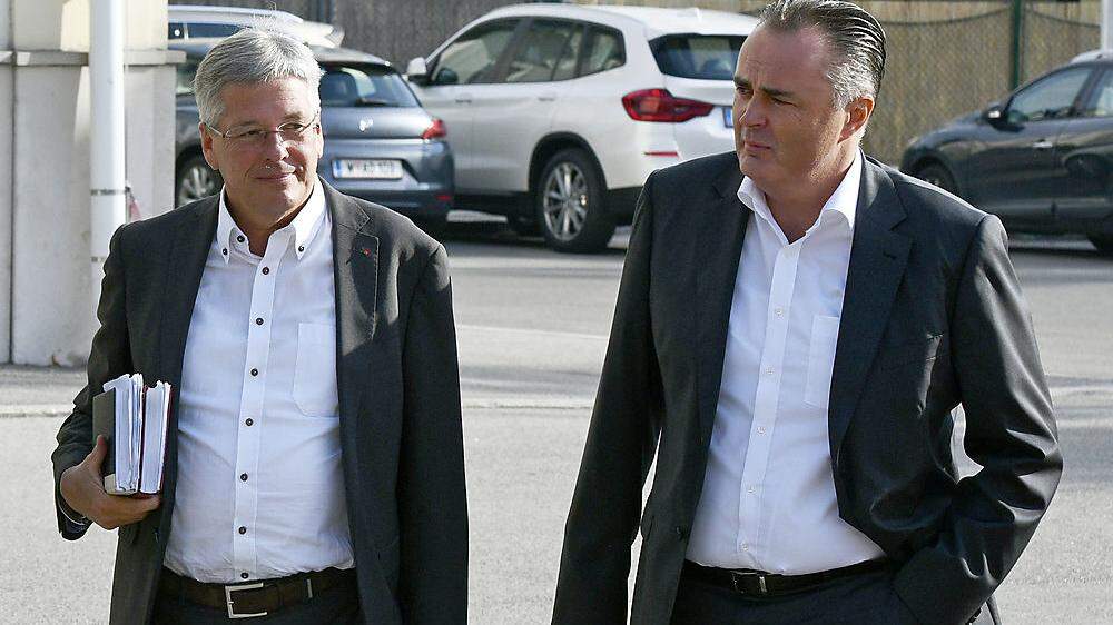 Die Landeshauptmänner Peter Kaiser (Kärnten) und  Hans Peter Doskozil (Burgenland)  gehen bei den Politikergehältern getrennte Wege. 