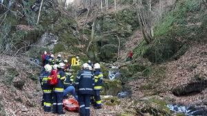 Mehrere Male rückt die Feuerwehr jährlich aus, um Menschen in der Klamm zu retten