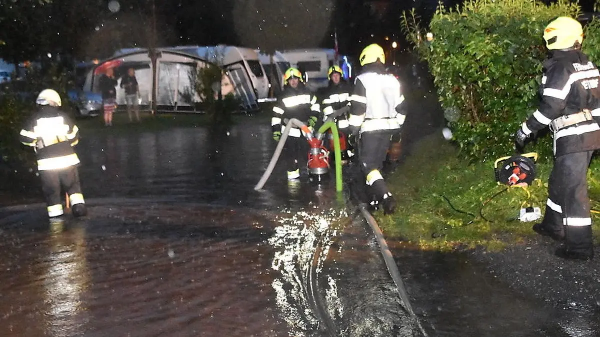 Einsatz am Campingplatz