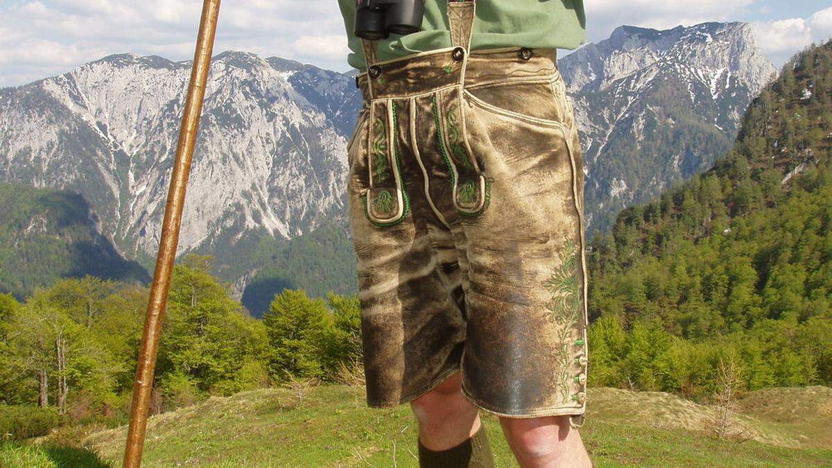 Um dem Klischee vollends zu entsprechen fehlt nur mehr der Einheimische in der Lederhose