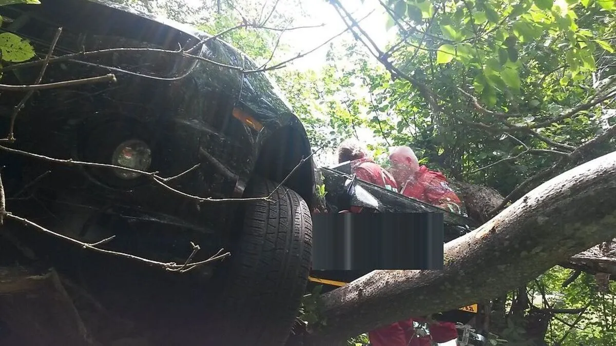 Unfall auf der B20