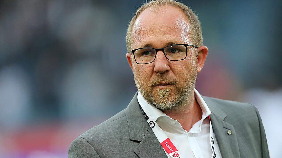 Sturm-Geschäftsführer Günter Kreissl