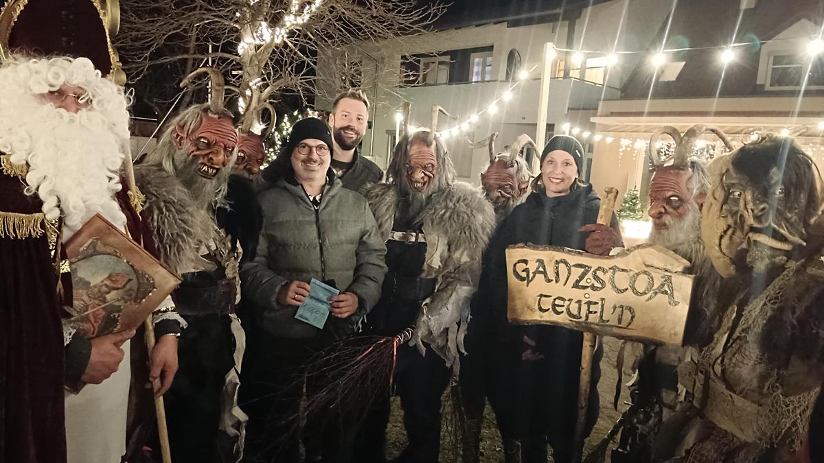 Die Ganzstoa-Teufl‘n Mürzzuschlag haben eine Überraschung dabei gehabt