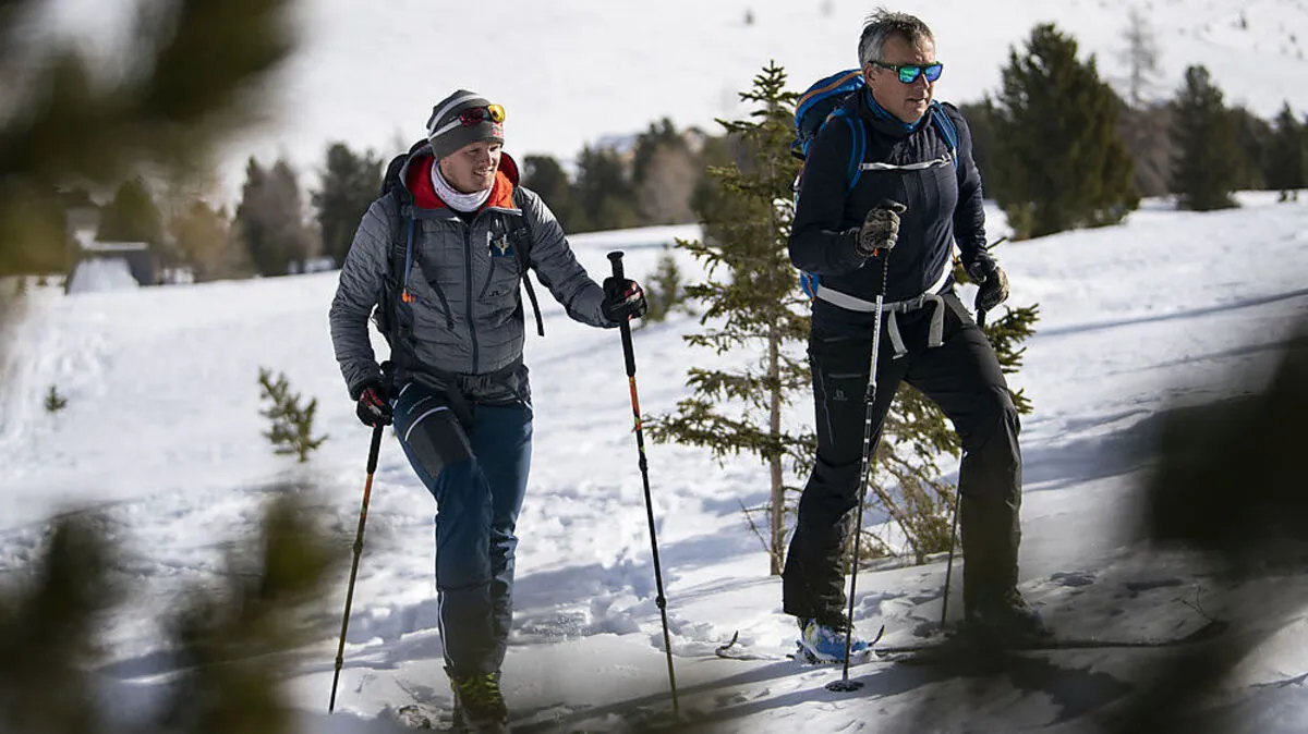 Thomas Morgenstern ging mit Fritz Strobl eine Skitour auf den Rodresnock 