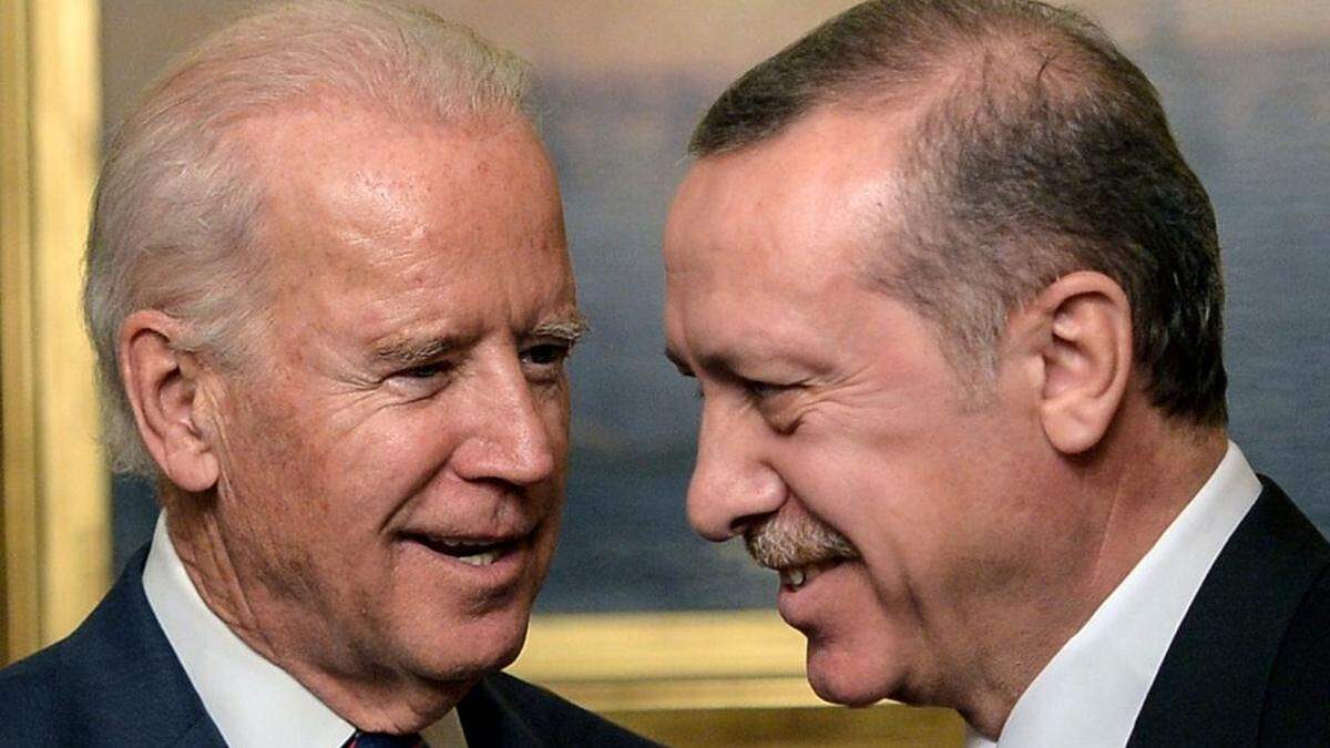 Archivaufnahme anno 2014: Biden und Erdogan 