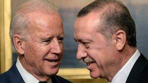 Archivaufnahme anno 2014: Biden und Erdogan 
