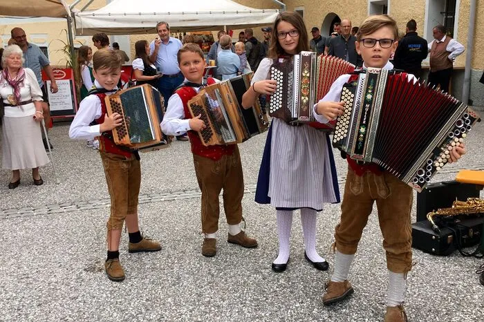 Auch der Nachwuchs spielte auf.