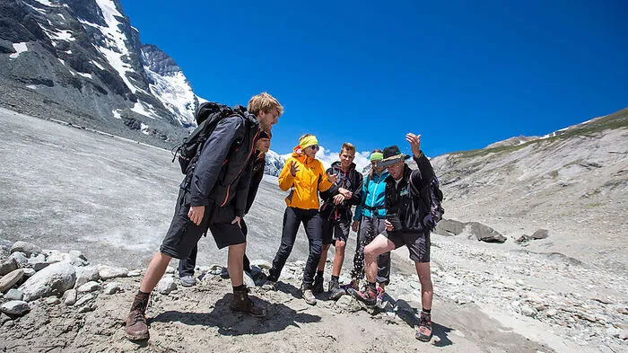 Spannende Tour mit vielseitigen Infos durch den Ranger am Gletscherweg zur Pasterze