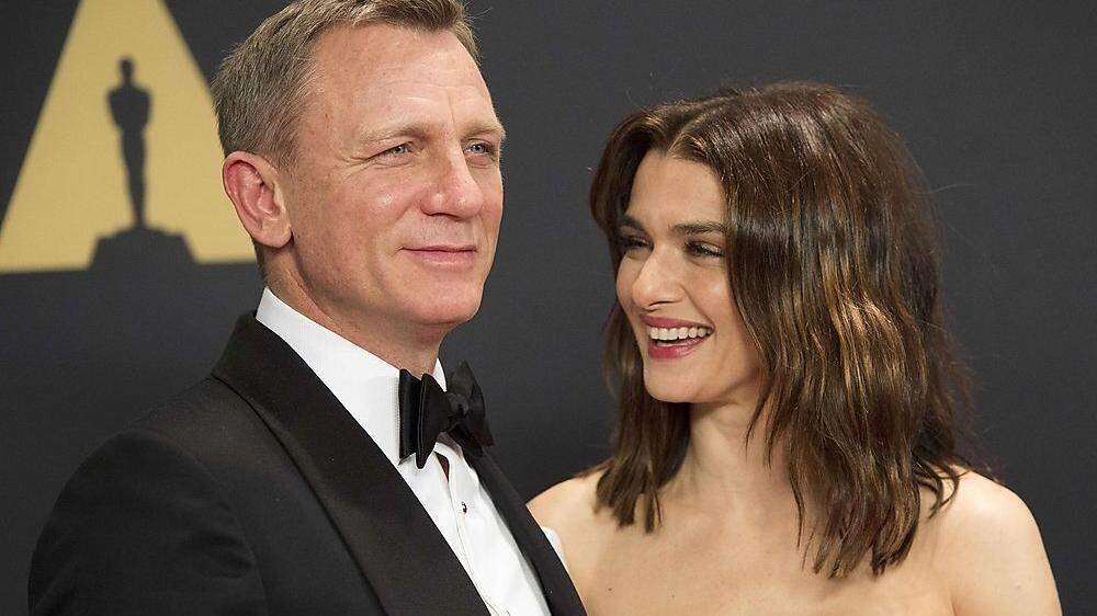 Daniel Craig ,mit seiner Ehefrau Rachel Weisz 
