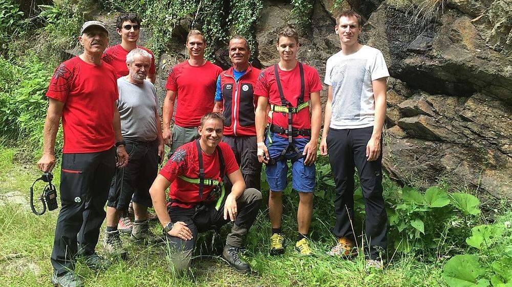 Mitglieder der Bergrettung aus Köflach und Voitsberg retteten den Schwammerlsucher