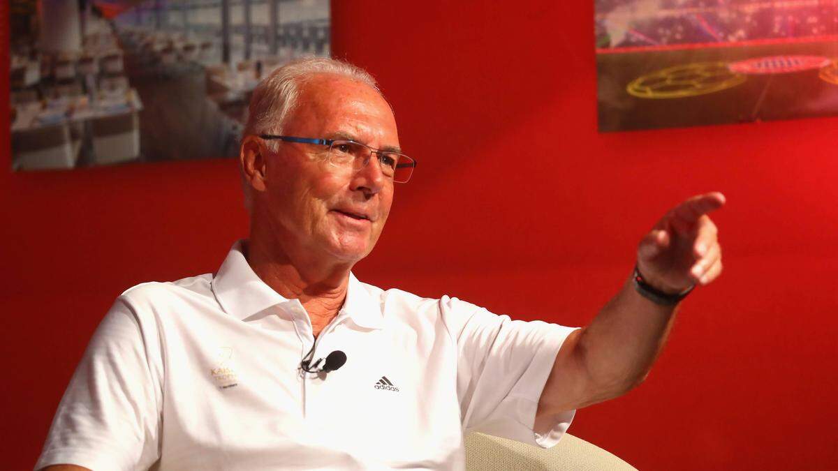 Franz Beckenbauer war kein Fan von Bierduschen