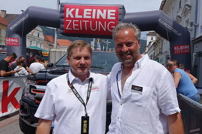 Dietmar Schöggl und Anton Peicher (r.)