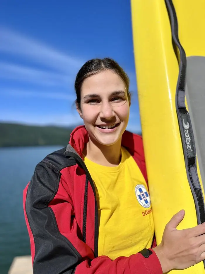 Seit zwei Jahren ist Hannah Pogacnik bei der Wasserrettung in Döbriach