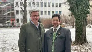Landwirtschaftskammerpräsident Andreas Steinegger und Bezirkskammerobmann Richard Judmaier