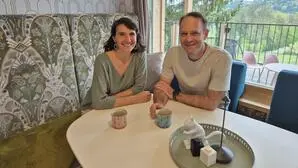 Christina und Pierre Kelz-Flitsch zeigen ihr Haus in St. Margarethen an der Raab 