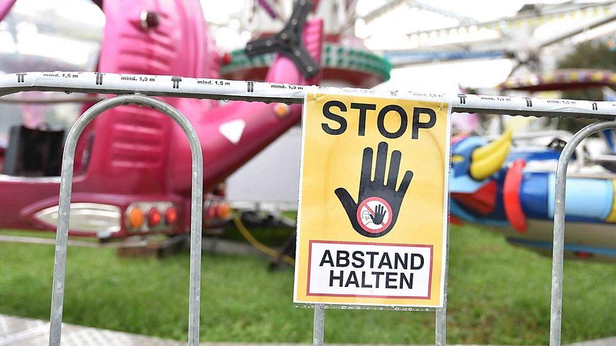 Coronabedingt bleiben die Festzelte der Wiesenmärkte heuer leer