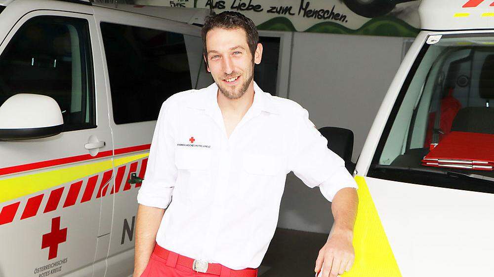 Michael Pischel kam durch seinen Zivildienst zum Roten Kreuz und blieb ehrenamtlich dabei	