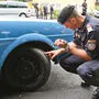 Beim Vortreffen sind immer mehr Polizisten im Einsatz