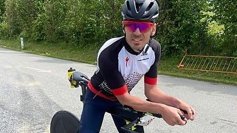 Vor seinem Unfall legte Karl Pfuisi (33) jährlich über 20.000 Kilometer mit seinem Rad zurück