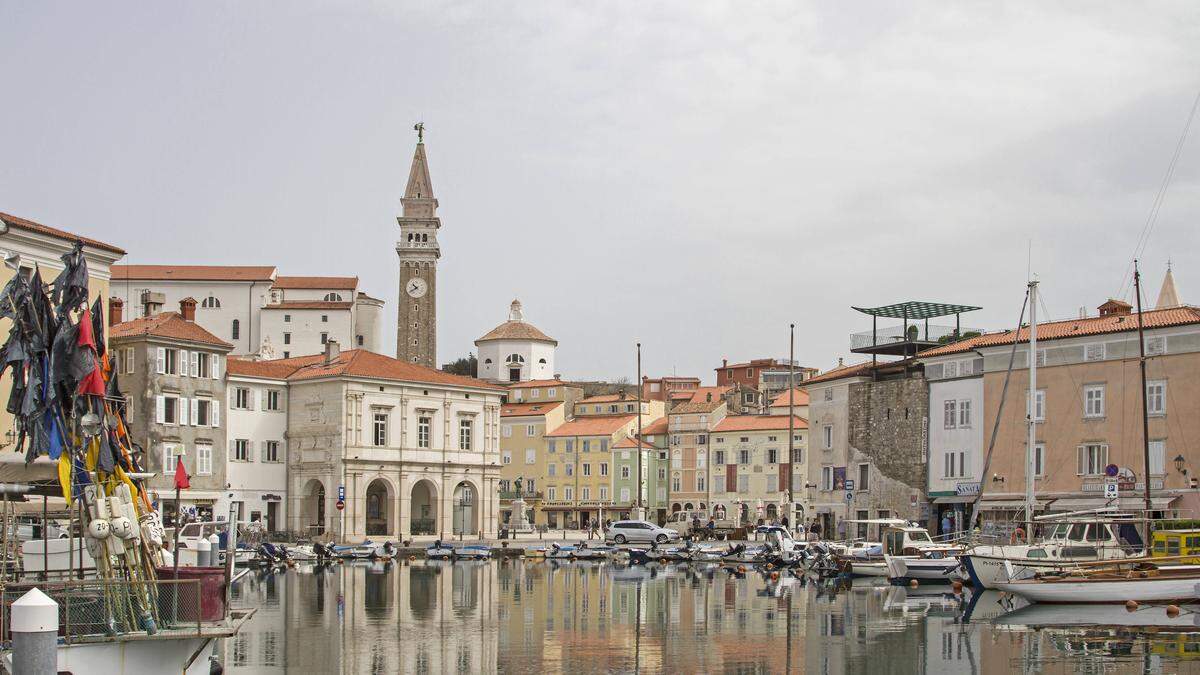 Immer öfter bedrohen Überflutungen die Altstadt von Piran