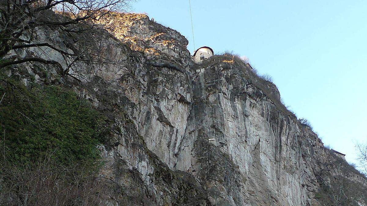 Kein Lift mehr auf die Burg vorhanden