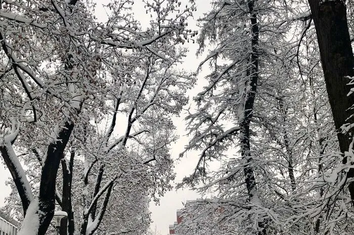 Klagenfurt im Schnee.