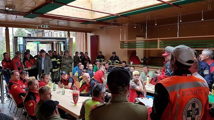 105 Einsatzkräfte waren an der Suchaktion beteiligt