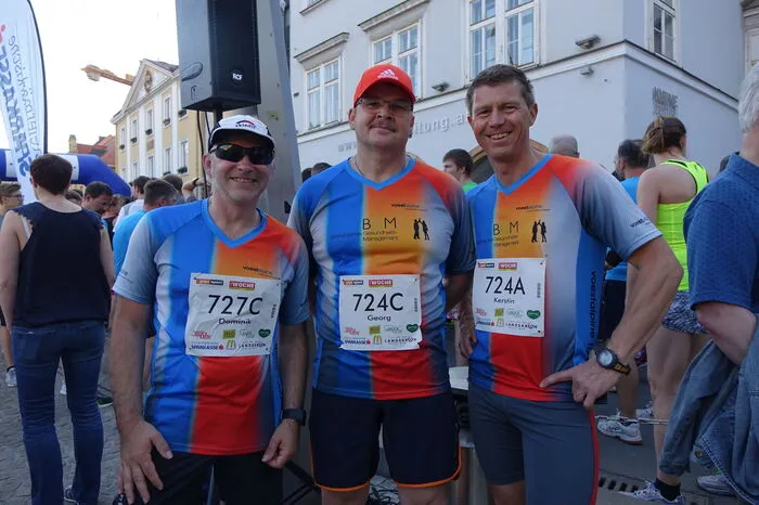 Vor dem Start war die Anspannung.