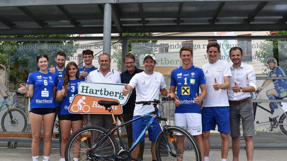 Bürgermeister Marcus Martschitsch bedankte sich für das Engagement der Sportler und Sportlerinnen