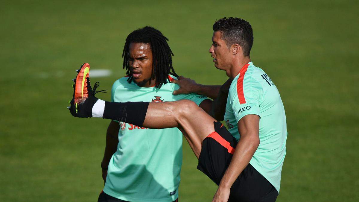 Der jüngste Spieler der EM, Renato Sanches (links), wird mit Superstar Christiano Ronaldo auflaufen